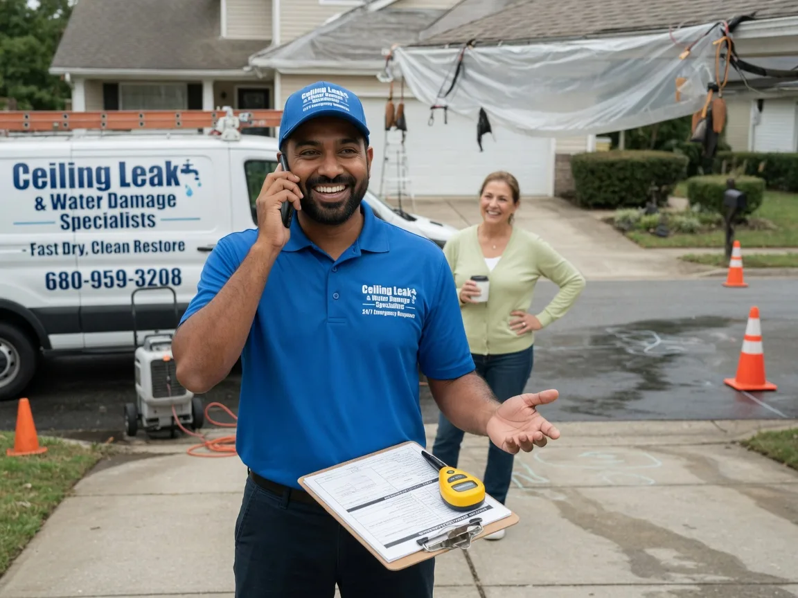 Ceiling Leak Cleanup White Earth, MN FAQs